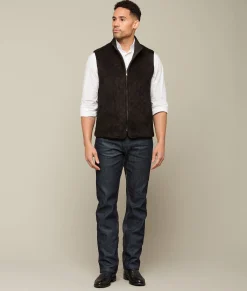 Lucchese Outerwear*Quilted Suede Vest