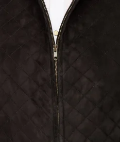 Lucchese Outerwear*Quilted Suede Vest