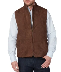 Lucchese Outerwear*Quilted Suede Vest