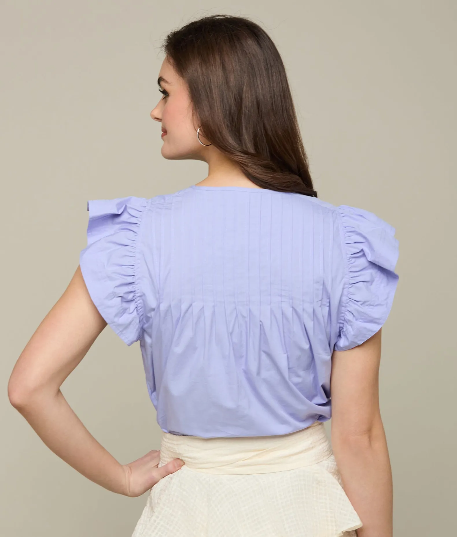 Women Lucchese Tops*Quinn Ruffle Sleeve Top