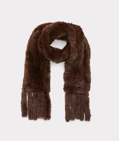 Women Lucchese Scarves*Rabbit Fur Scarf
