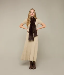 Women Lucchese Scarves*Rabbit Fur Scarf
