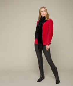 Women Lucchese Scarves*Rabbit Fur Scarf