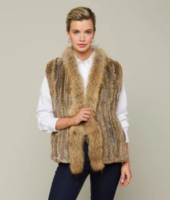 Women Lucchese Furs|Outerwear*Rabbit Fur Vest