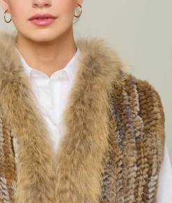 Women Lucchese Furs|Outerwear*Rabbit Fur Vest