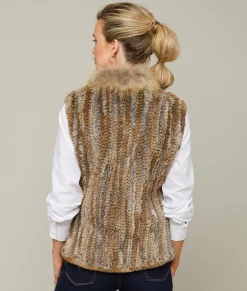 Women Lucchese Furs|Outerwear*Rabbit Fur Vest