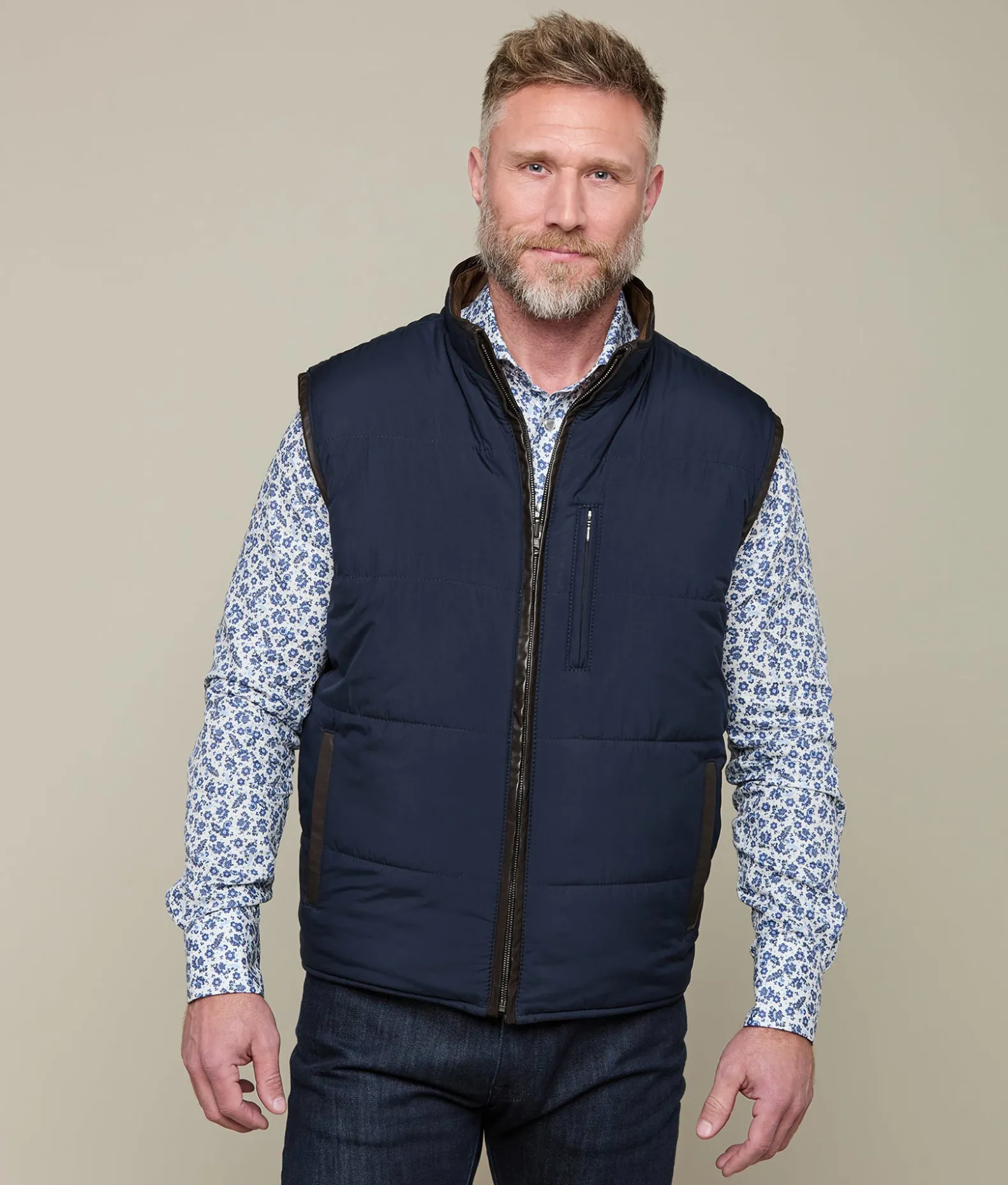 Lucchese Outerwear*Reversible Microfiber Vest