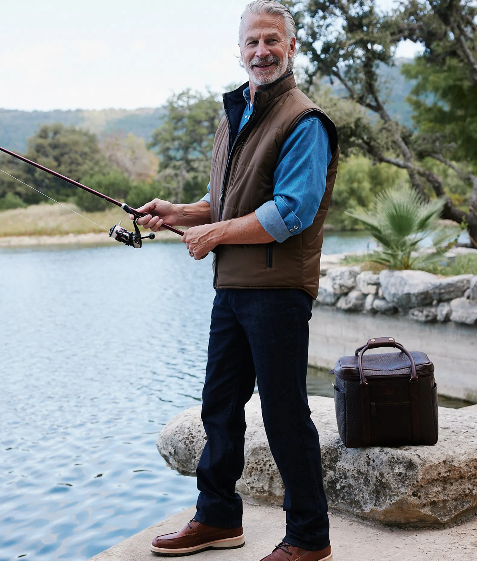 Lucchese Outerwear*Reversible Microfiber Vest