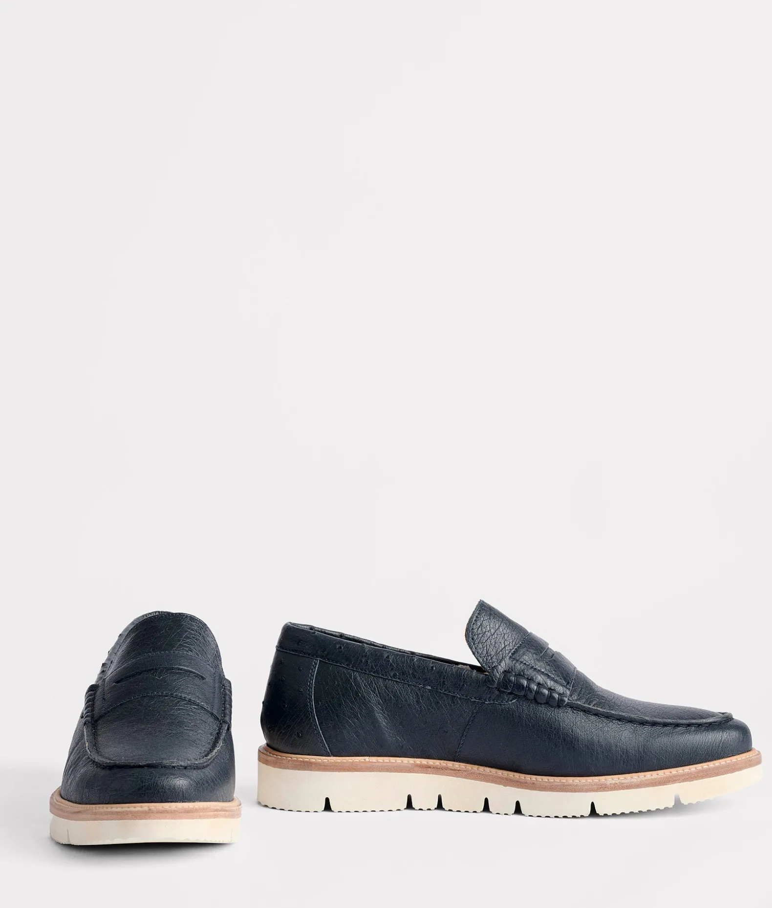 Lucchese After Ride*Ridgeline Exotic Penny Loafer