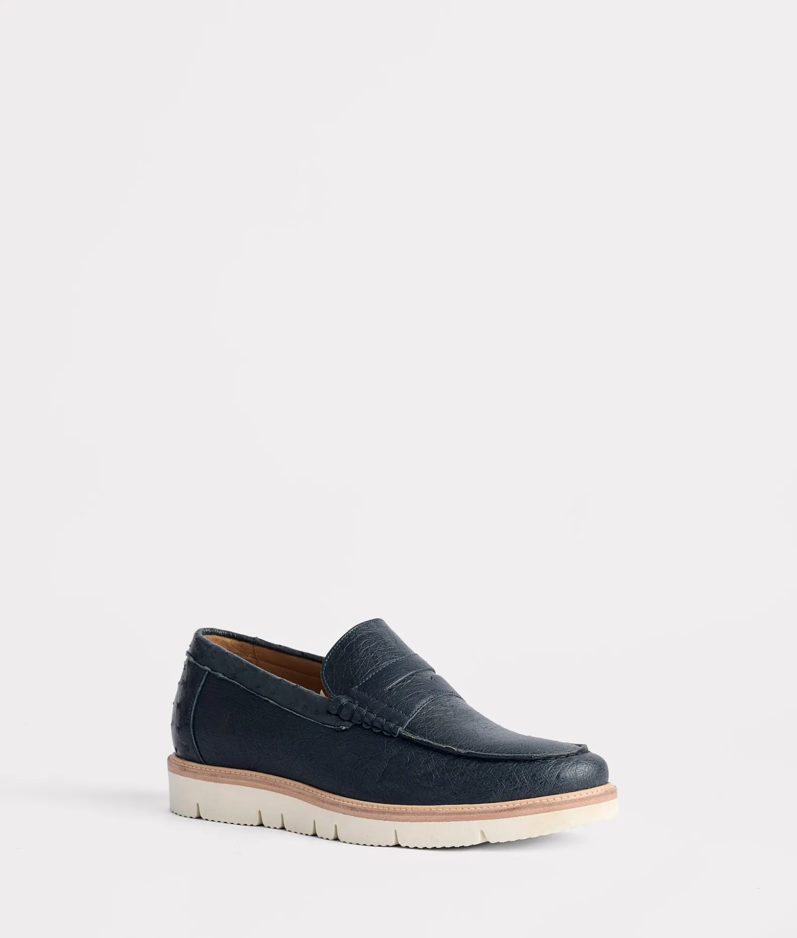 Lucchese After Ride*Ridgeline Exotic Penny Loafer