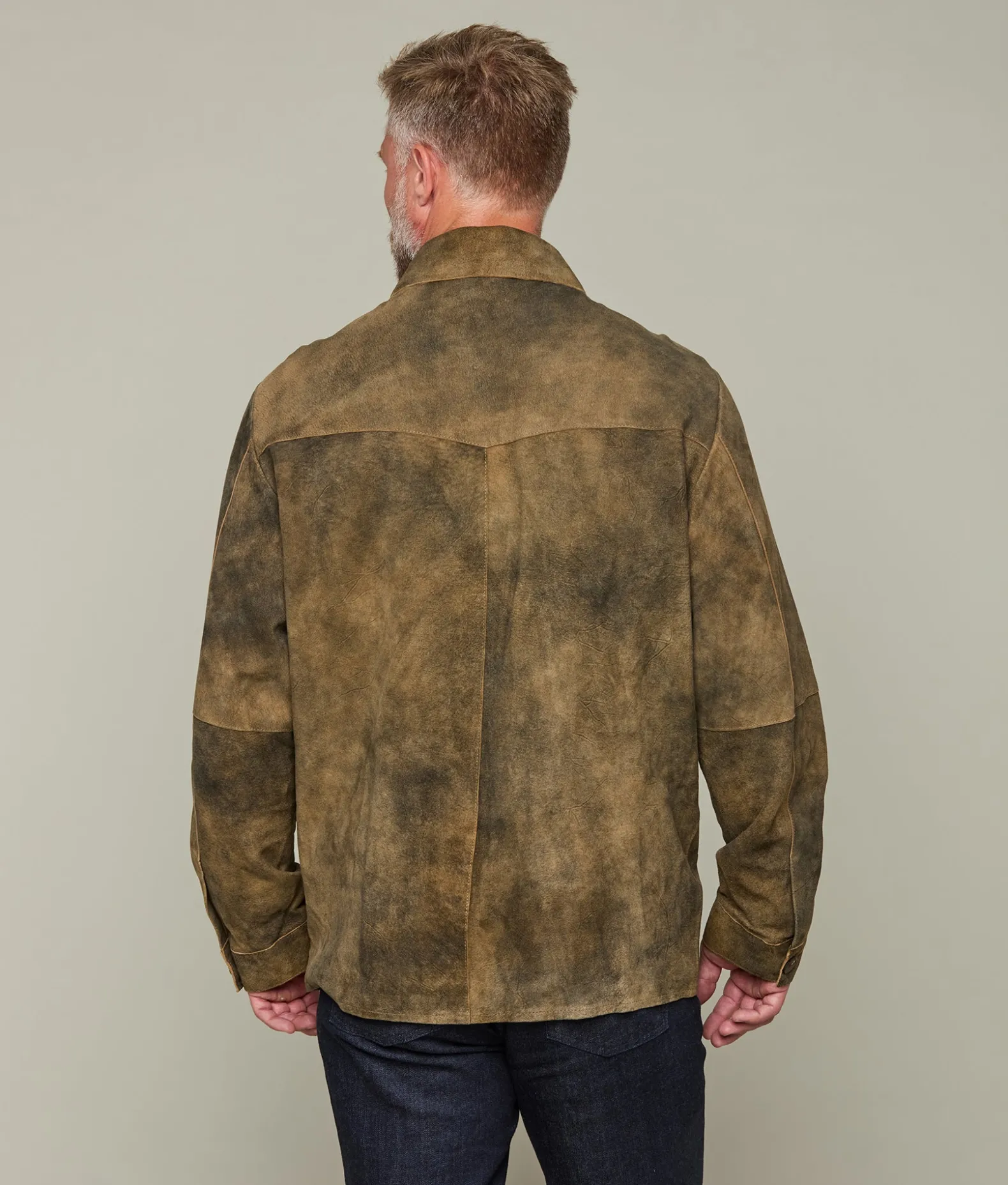 Lucchese Outerwear*Rugged Suede Shacket