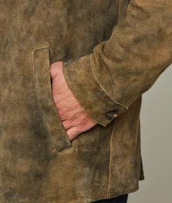 Lucchese Outerwear*Rugged Suede Shacket