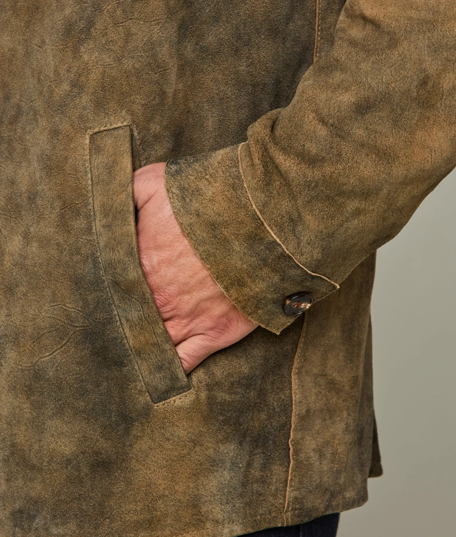 Lucchese Outerwear*Rugged Suede Shacket
