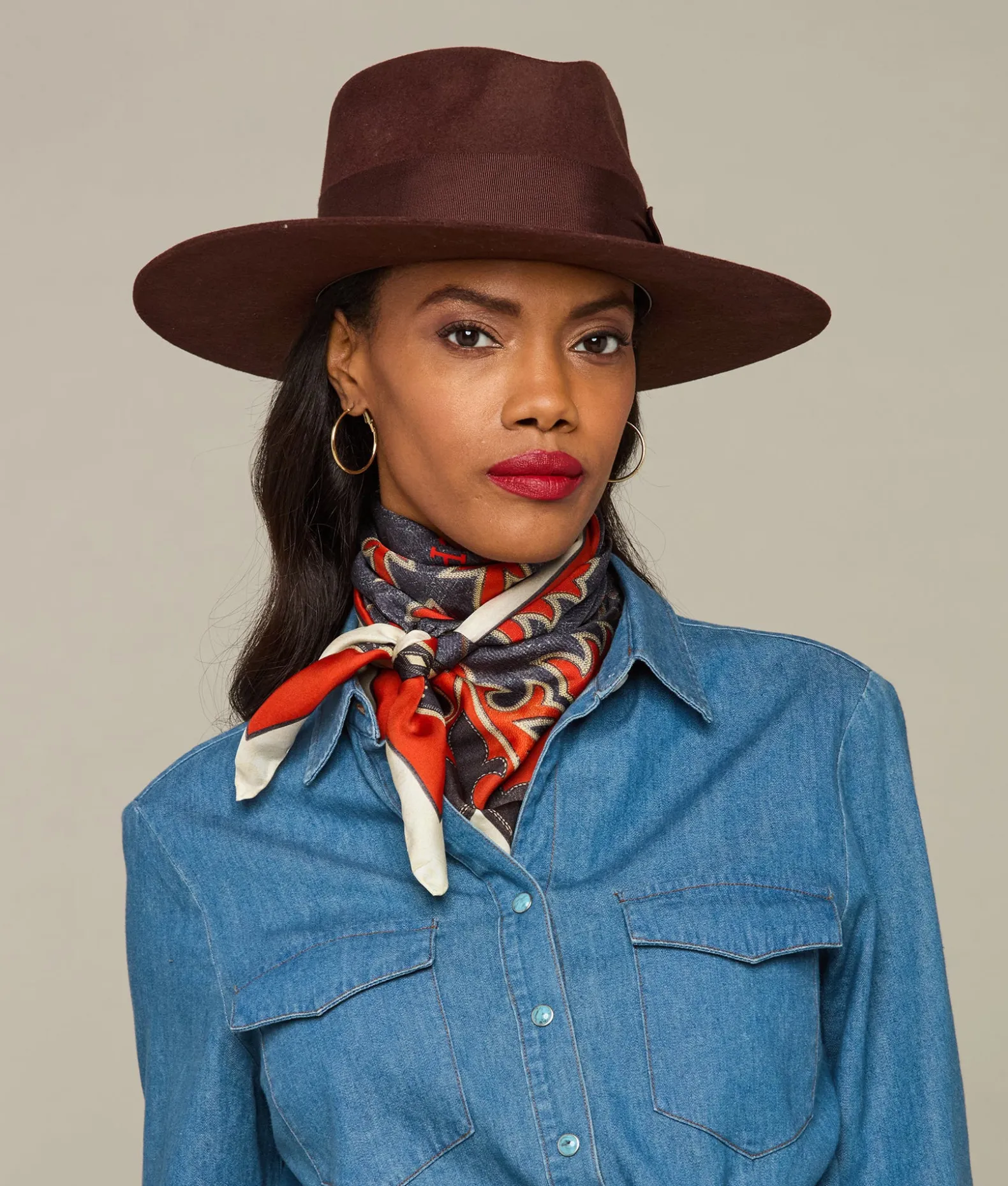 Women Lucchese Scarves|Scarves*Saddle Scarf
