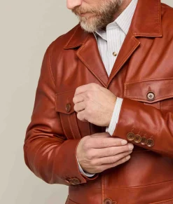 Lucchese Outerwear*Safari Leather Jacket