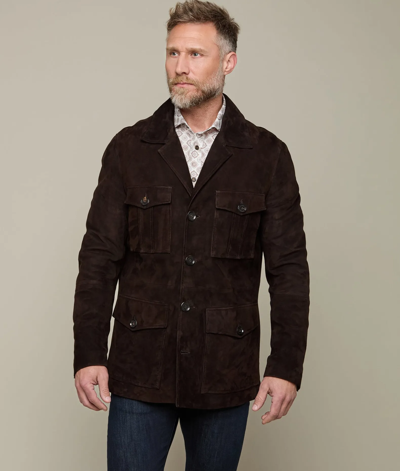 Lucchese Outerwear*Safari Suede Jacket