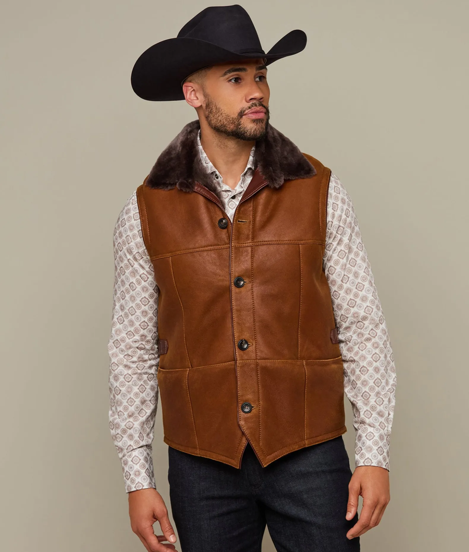 Lucchese Outerwear*Shearling Vest