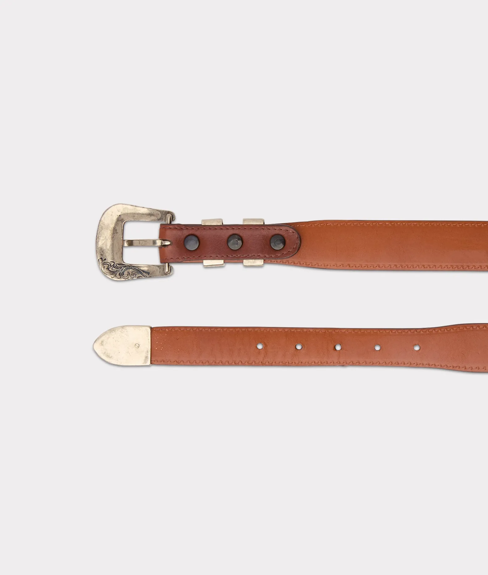 Women Lucchese Belts*Smooth Ranch Hand Tapered