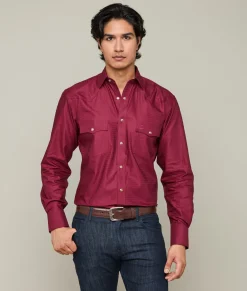 Lucchese Tops*Square Dobby Shirt
