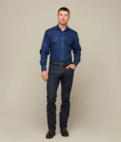 Lucchese Tops*Square Dobby Shirt