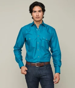 Lucchese Tops*Square Dobby Shirt