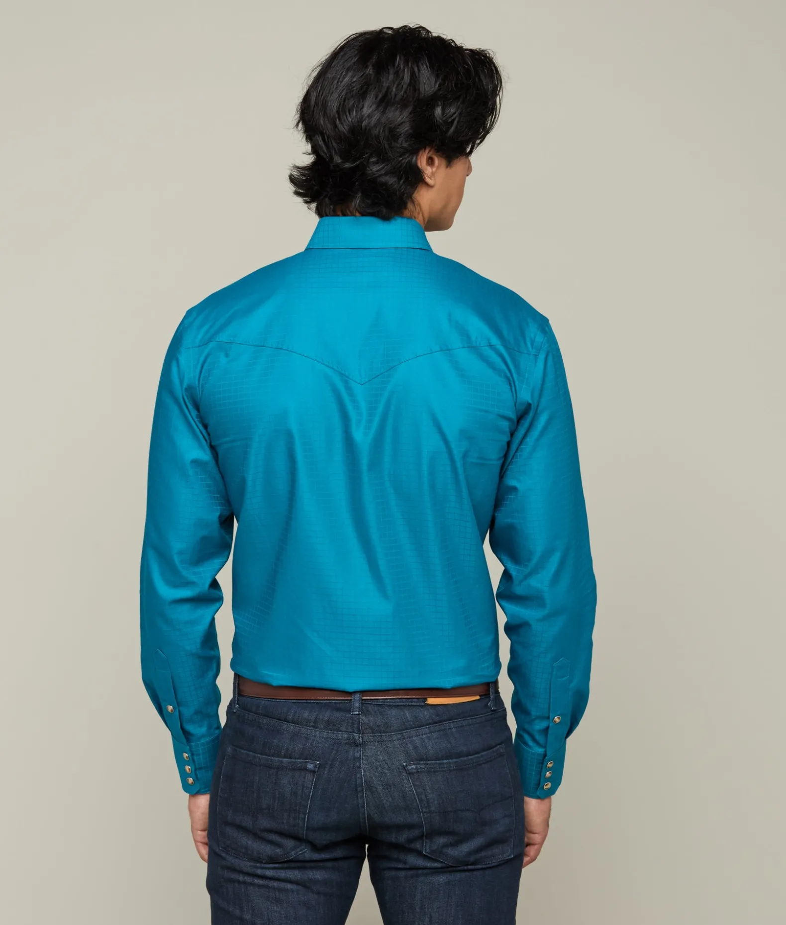 Lucchese Tops*Square Dobby Shirt