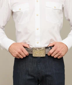 Lucchese Belts & Belt Accessories*Suede Memento Belt