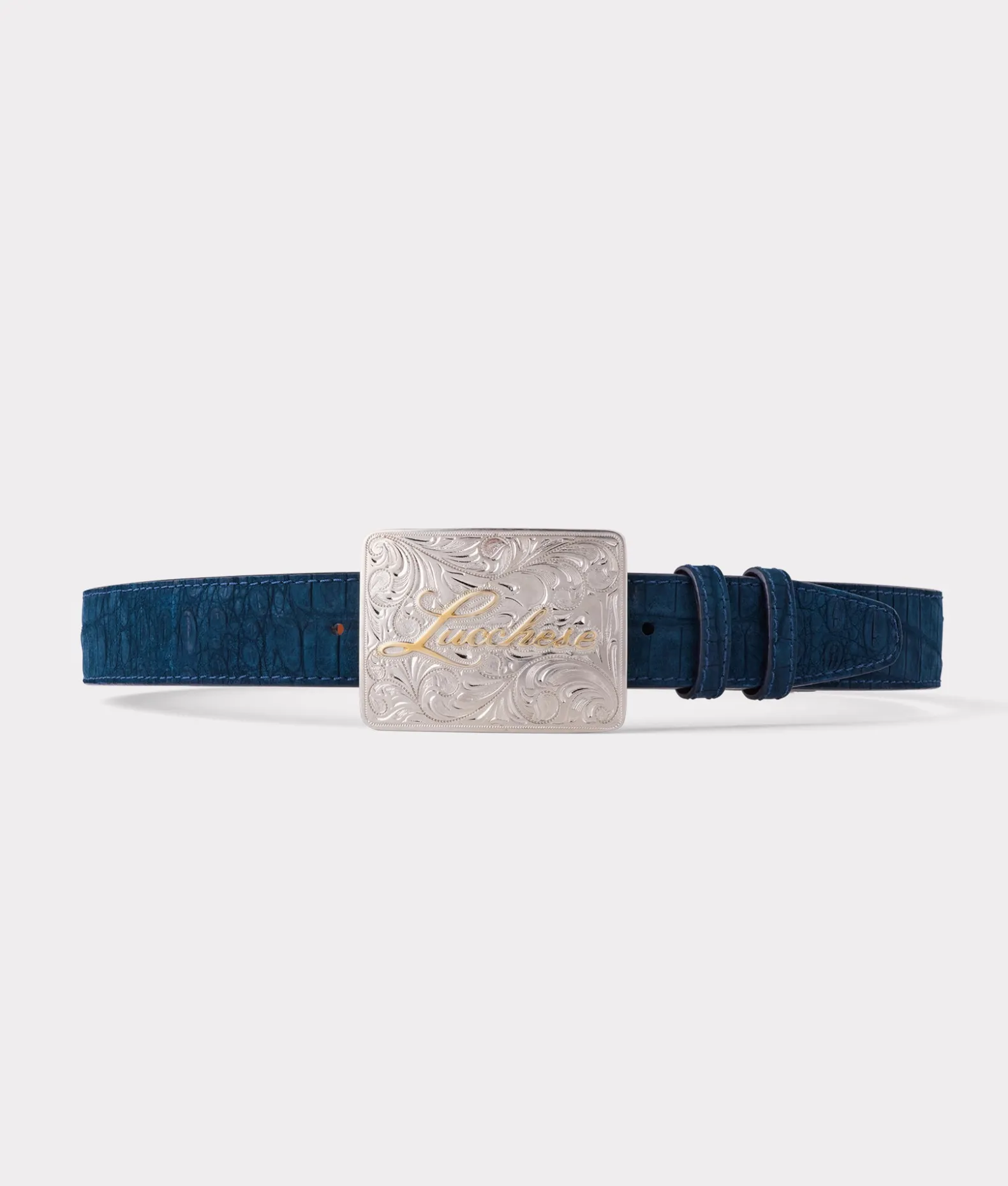 Lucchese Belts & Belt Accessories*Sueded Caiman Memento Belt
