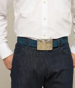 Lucchese Belts & Belt Accessories*Sueded Caiman Memento Belt