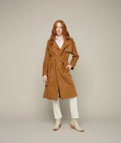 Women Lucchese Outerwear*Suellen Suede Trench Coat