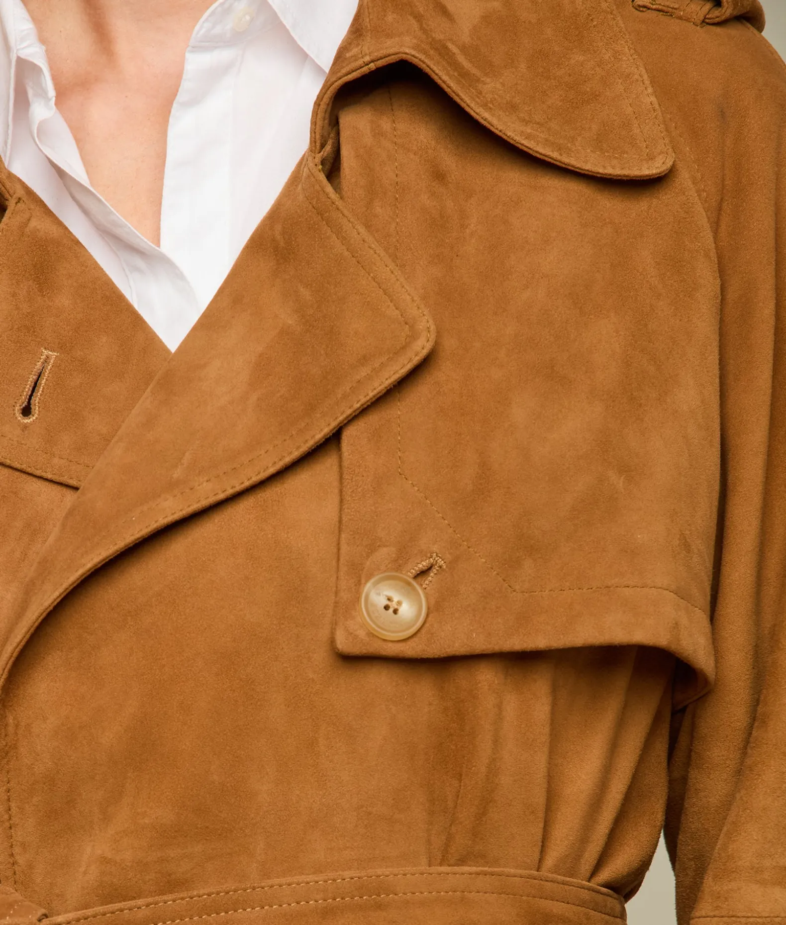 Women Lucchese Outerwear*Suellen Suede Trench Coat