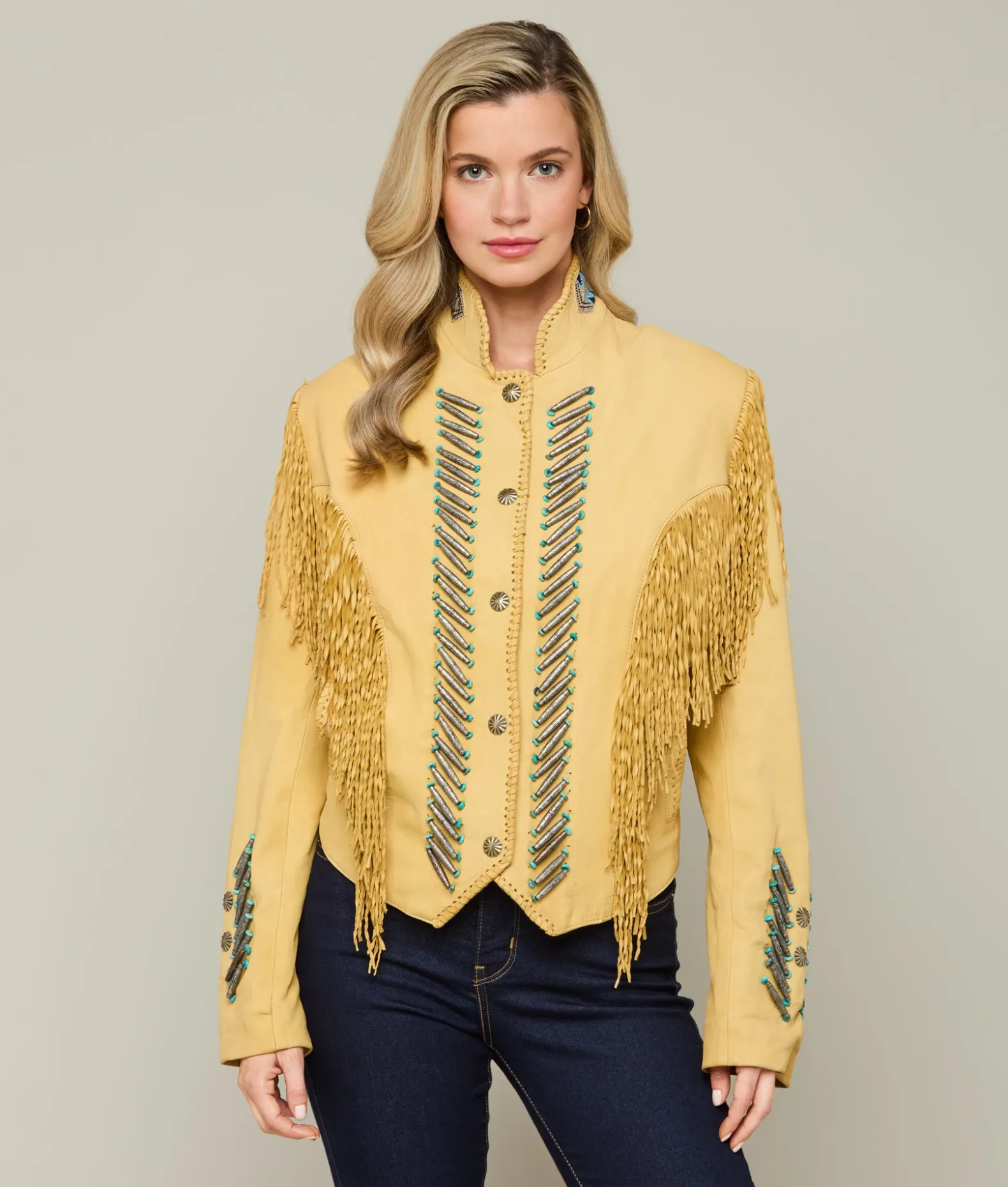 Women Lucchese Outerwear*Vintage Fringe Jacket