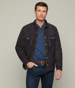 Lucchese Outerwear*Waxed Suede Jacket