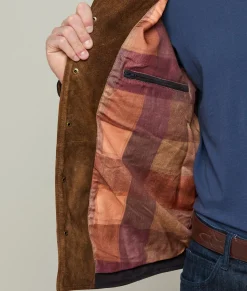 Lucchese Outerwear*Waxed Suede Jacket