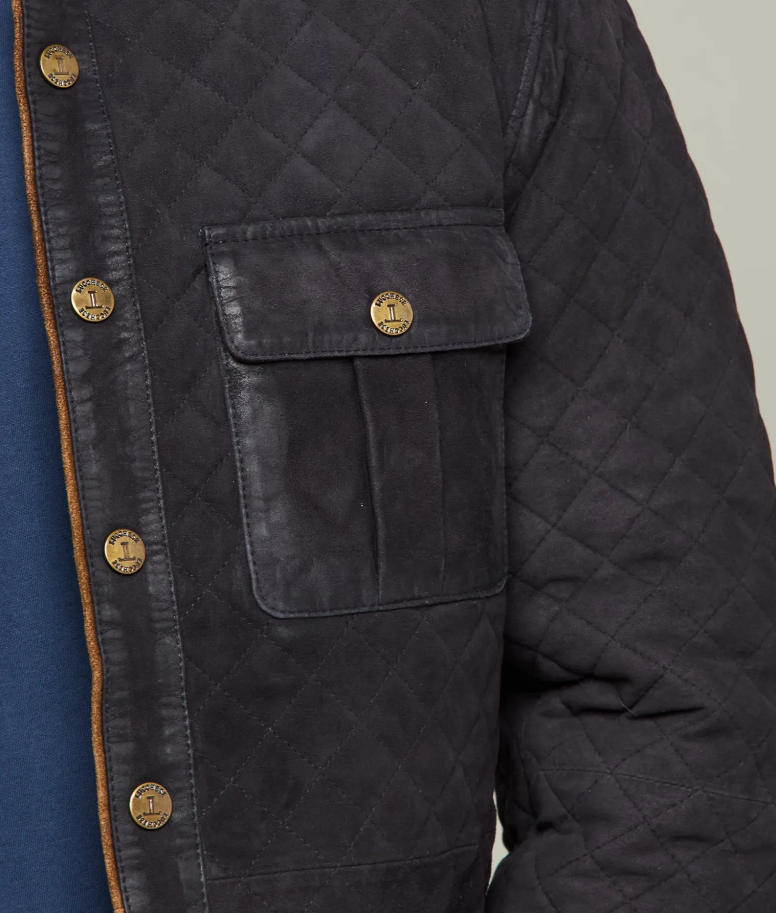 Lucchese Outerwear*Waxed Suede Jacket