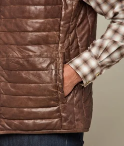 Lucchese Outerwear*Western Yoke Leather Vest