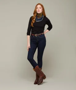 Women Lucchese Belts*Women's Caiman Tapered Belt