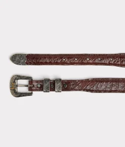 Women Lucchese Belts*Women's Caiman Tapered Belt