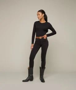 Women Lucchese Belts*Women's Exotic Mirrored L Belt