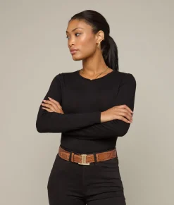 Women Lucchese Belts*Women's Exotic Mirrored L Belt