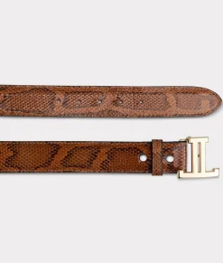 Women Lucchese Belts*Women's Exotic Mirrored L Belt