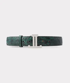 Women Lucchese Belts*Women's Exotic Mirrored L Belt