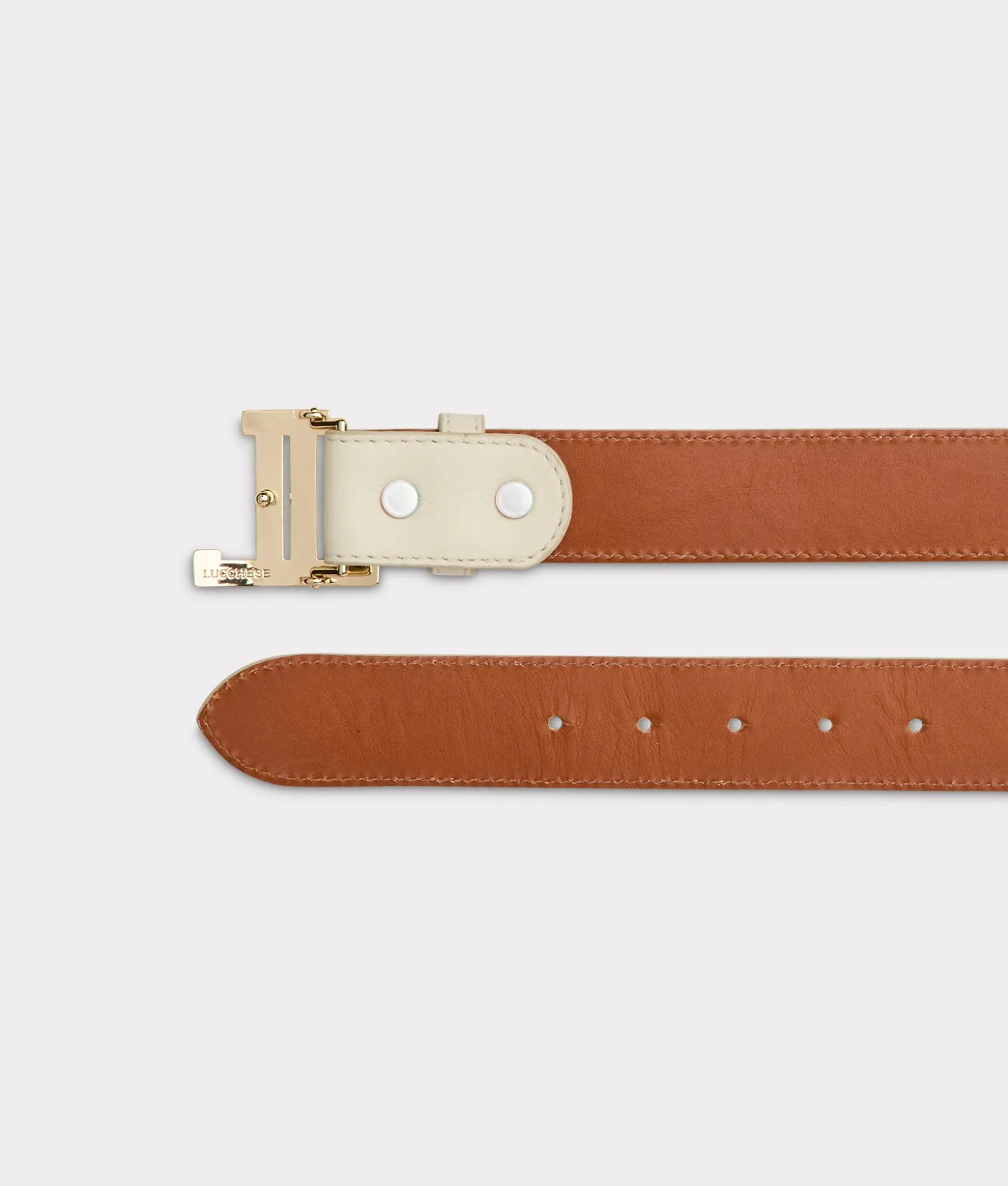 Women Lucchese Belts*Women's Mirrored L Belt