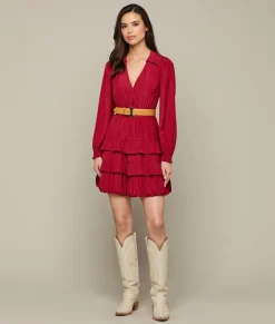 Women Lucchese Belts*Women's Mirrored L Belt