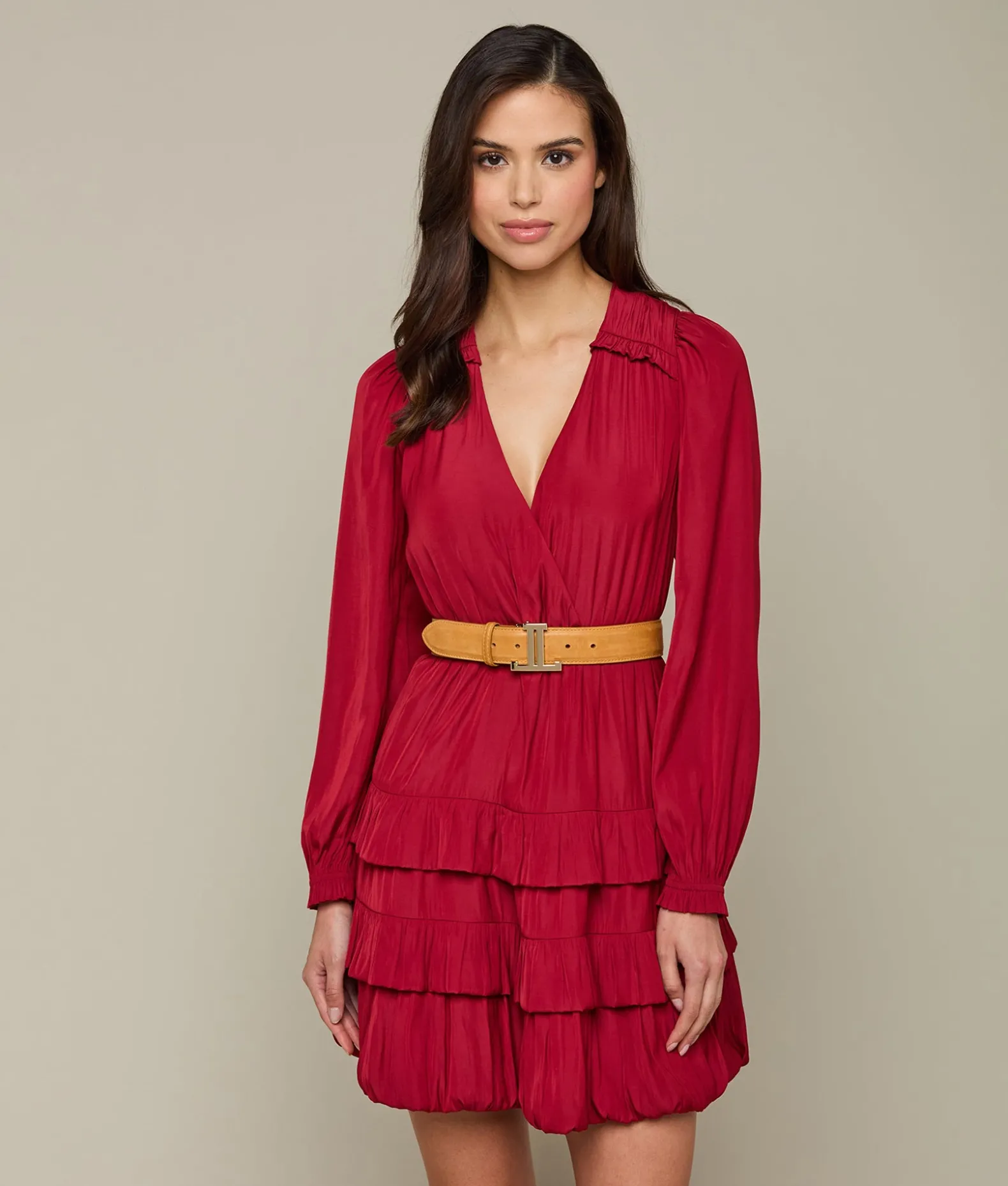 Women Lucchese Belts*Women's Mirrored L Belt