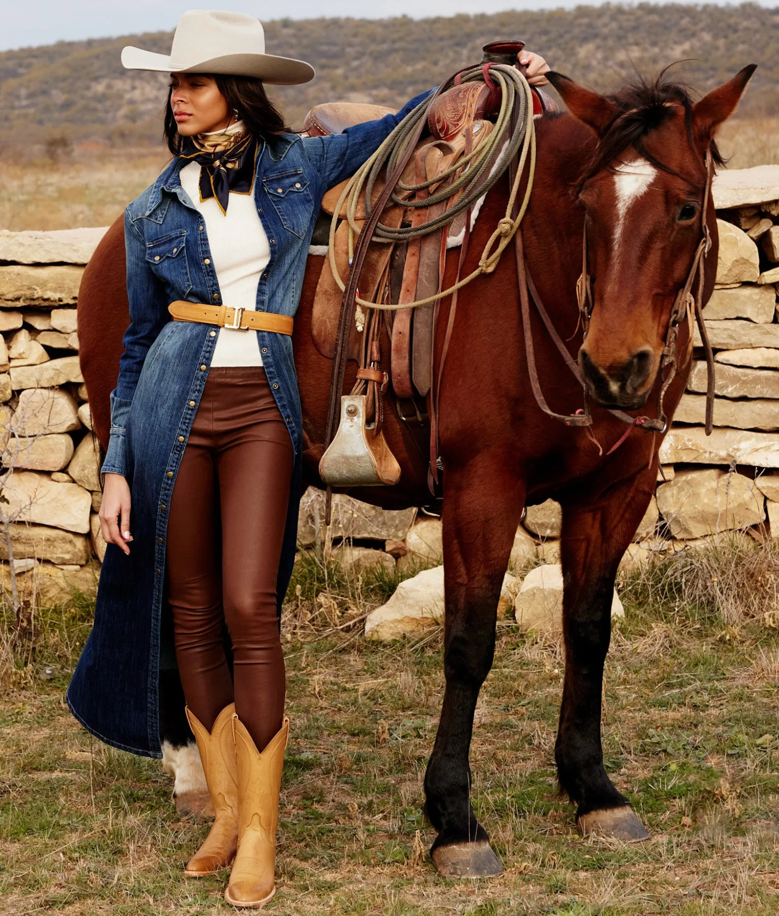 Women Lucchese Belts*Women's Mirrored L Belt